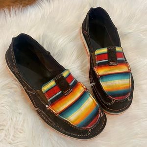 Ariat Women’s Chocolate Serape Cruiser Shoes ~ Sz. 8.5